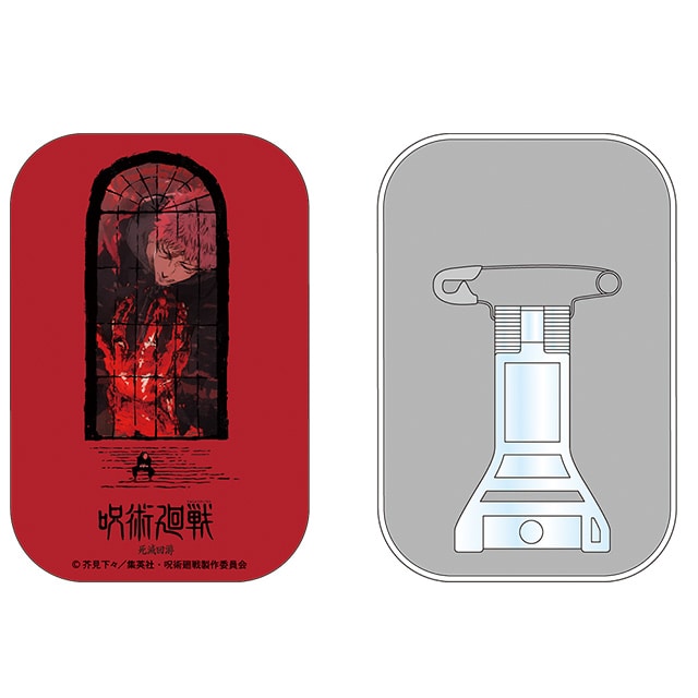 呪術廻戦 死滅回游 スタンド付きスクエア缶バッジ スーパーティザービジュアル