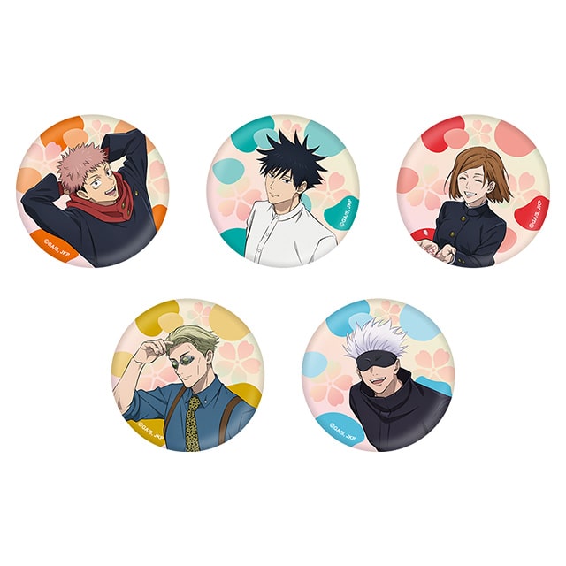 呪術廻戦 描き下ろしトレーディング缶バッジ AJ2025 Ver. 【全5種】 ランダム1個