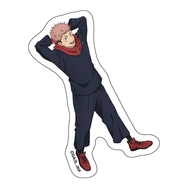 呪術廻戦 描き下ろしダイカットステッカー 虎杖悠仁 AJ2025 Ver.