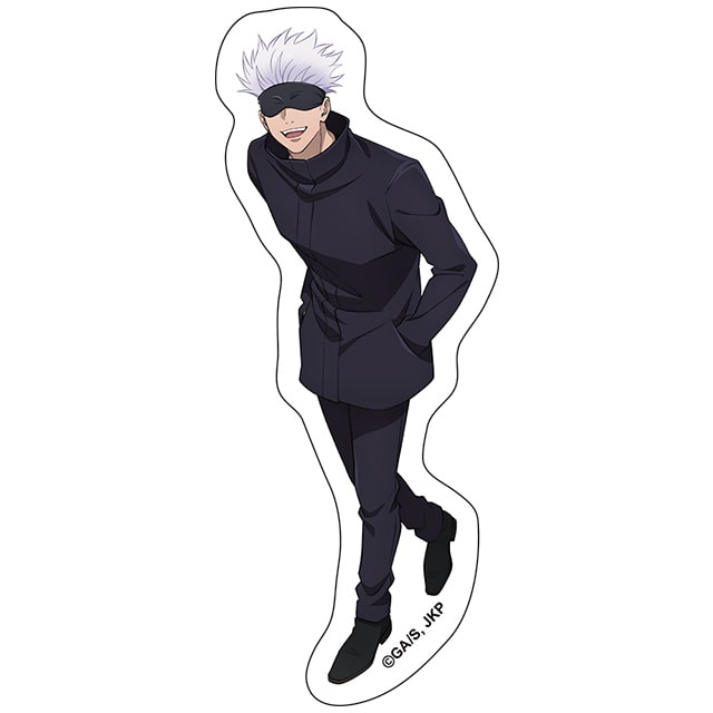 呪術廻戦 描き下ろしダイカットステッカー 五条 悟 AJ2025 Ver.