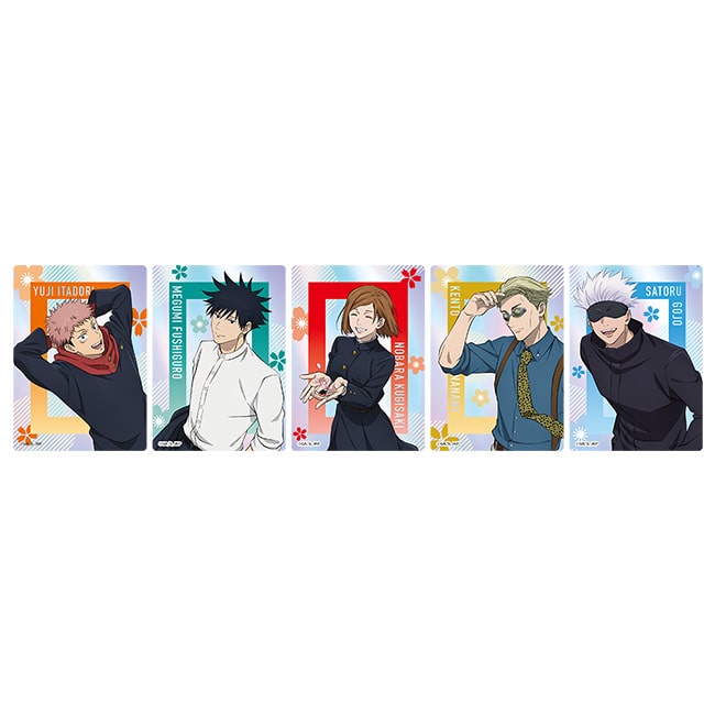 呪術廻戦 描き下ろしオーロラカード5枚セット AJ2025 Ver.