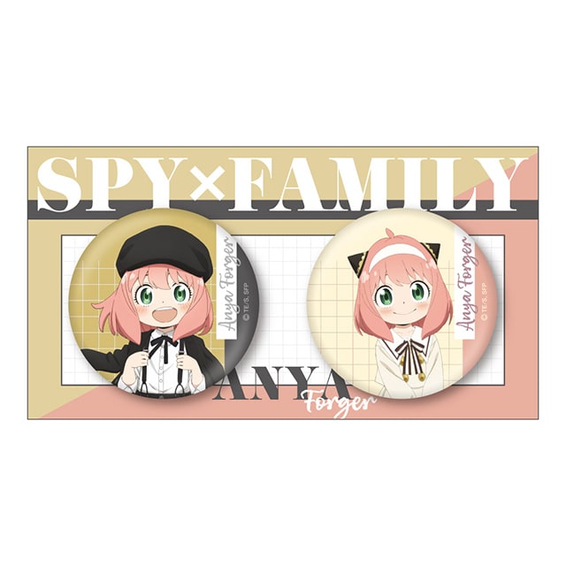 SPY×FAMILY 描き下ろし缶バッジ2個セット