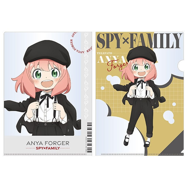 SPY×FAMILY 描き下ろしクリアファイル アーニャ・フォージャー ブラックVer.