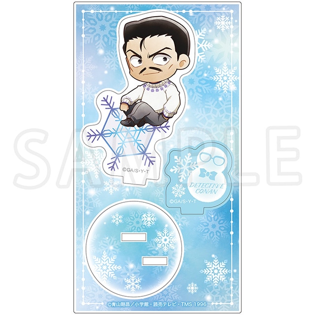 名探偵コナン アクリルスタンド 毛利小五郎 ミニキャラ スノー