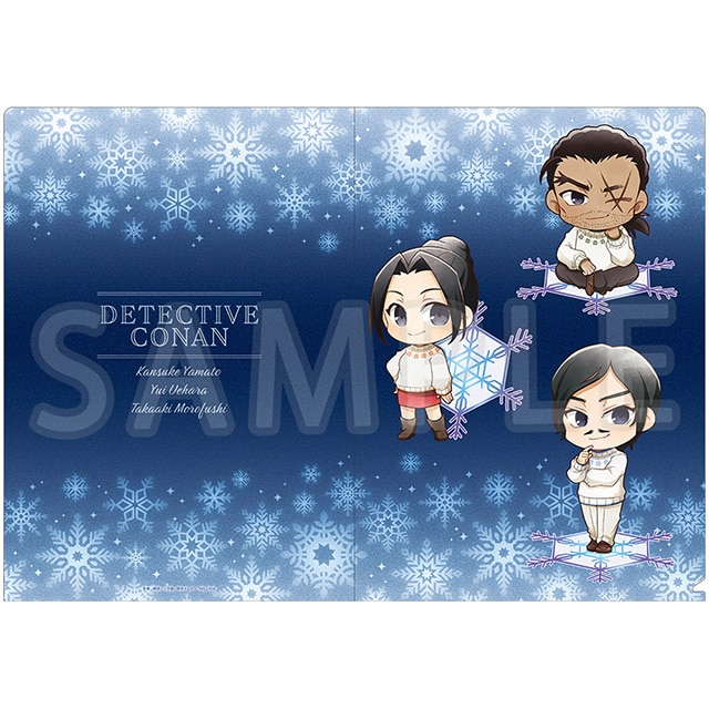 名探偵コナン クリアファイル B 大和・諸伏・上原 ミニキャラ スノー
