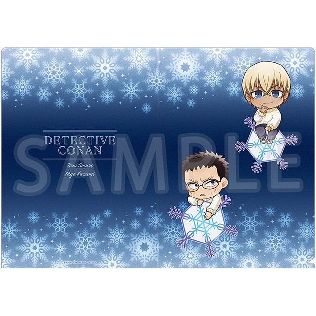 名探偵コナン クリアファイル C 安室・風見 ミニキャラ スノー