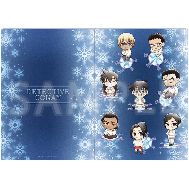 名探偵コナン クリアファイル D 集合 ミニキャラ スノー