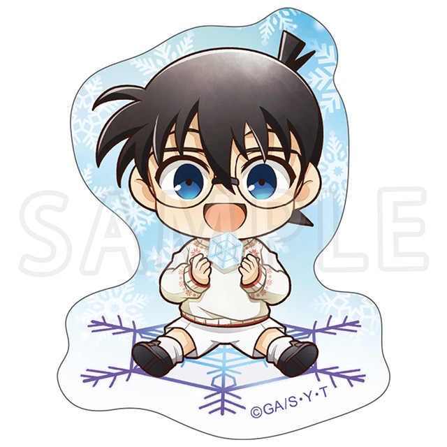 名探偵コナン ステッカー 江戸川コナン ミニキャラ スノー