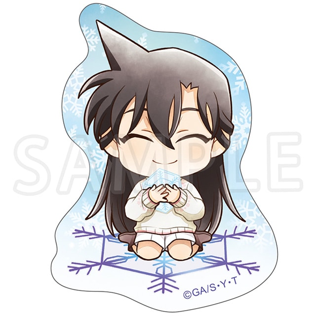 名探偵コナン ステッカー 毛利蘭 ミニキャラ スノー