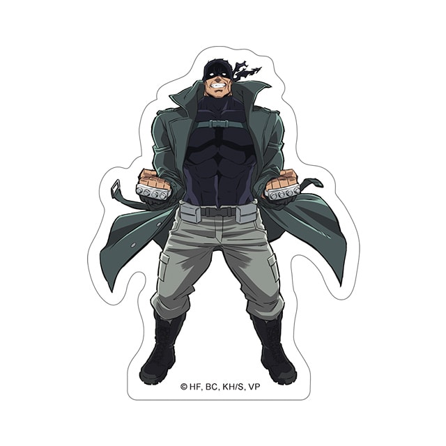 ヴィジランテ -僕のヒーローアカデミア ILLEGALS- ダイカットステッカー ナックルダスター