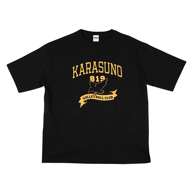 アニメ「ハイキュー!!」×ZOZOTOWN COLLEGE LOGO TEE 烏野 M