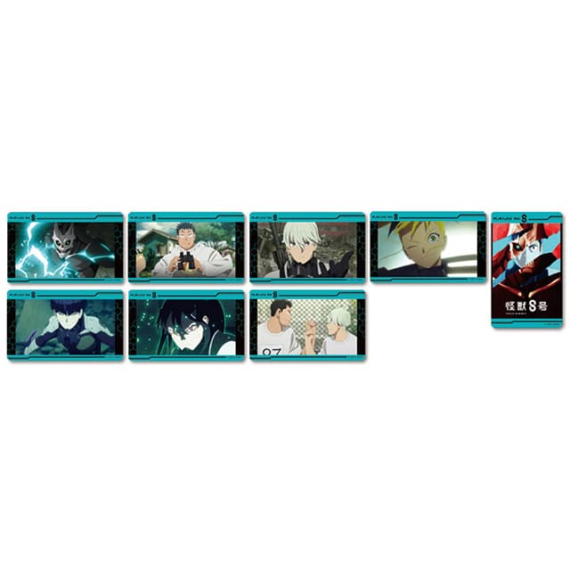 怪獣８号 トレーディングメタリックステッカー 【全8種】