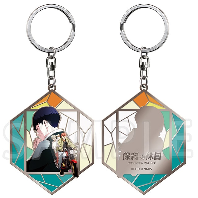 怪獣８号 ステンドグラス風キーホルダー キービジュアル 保科の休日