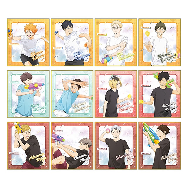 ハイキュー!! ミニ色紙コレクションA【全12種】 ランダム1個