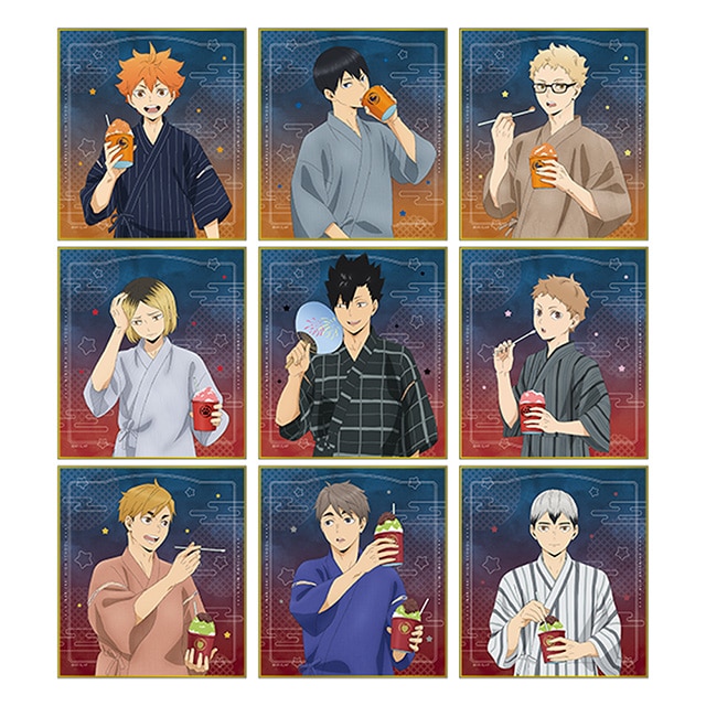 ハイキュー!! ミニ色紙コレクションB【全9種】 ランダム1個