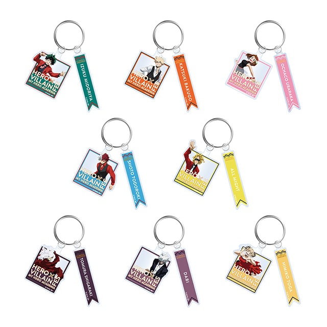 『僕のヒーローアカデミア』HERO×VILLAIN FES. トレーディングアクリルキーホルダー 【全8種】 ランダム1個