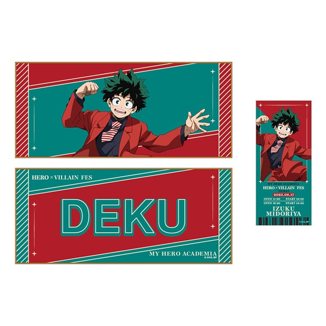 『僕のヒーローアカデミア』HERO×VILLAIN FES. キャラクタークロス＆チケット風カードセット 緑谷出久