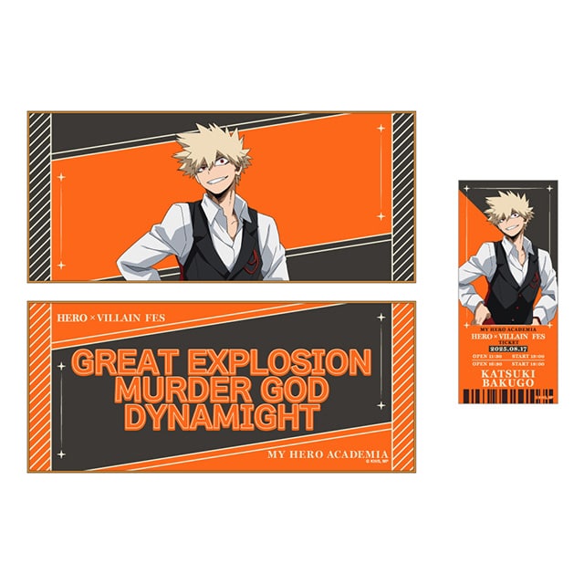 『僕のヒーローアカデミア』HERO×VILLAIN FES. キャラクタークロス＆チケット風カードセット 爆豪勝己