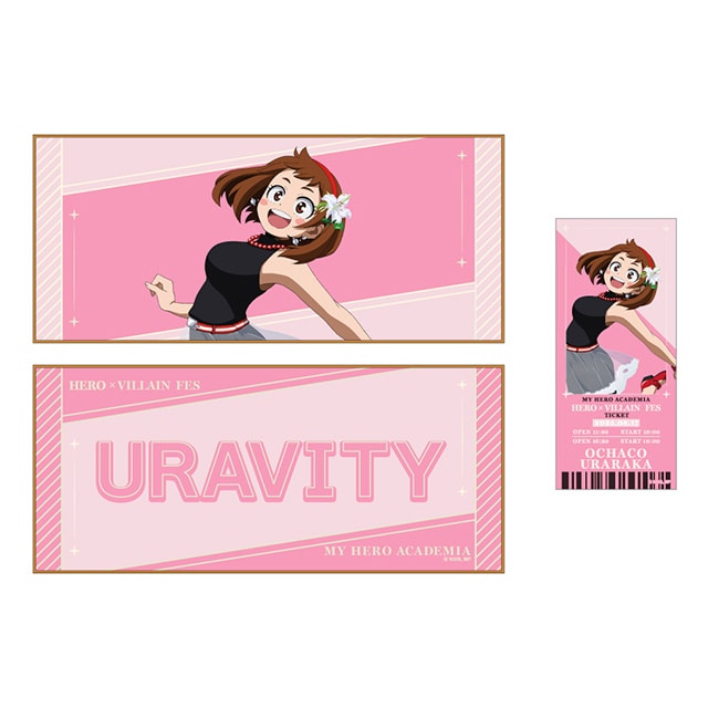 『僕のヒーローアカデミア』HERO×VILLAIN FES. キャラクタークロス＆チケット風カードセット 麗日お茶子