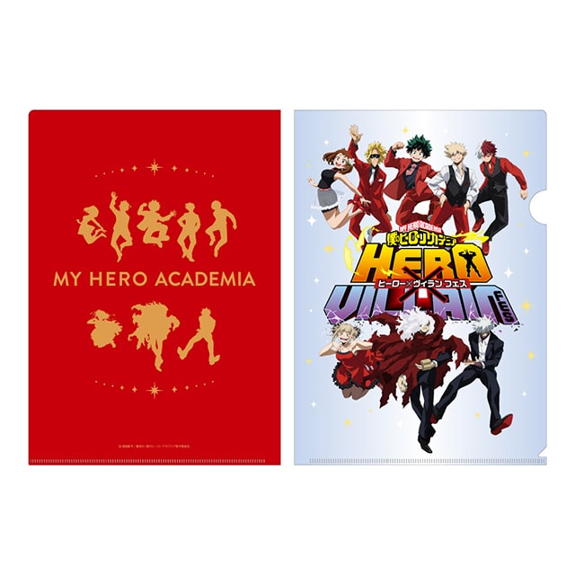 『僕のヒーローアカデミア』HERO×VILLAIN FES. クリアファイル