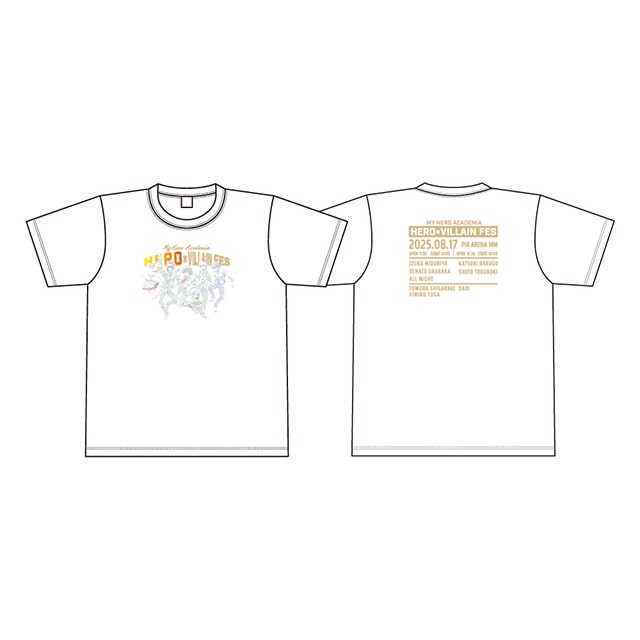 『僕のヒーローアカデミア』HERO×VILLAIN FES. Tシャツ ヒーローVer.