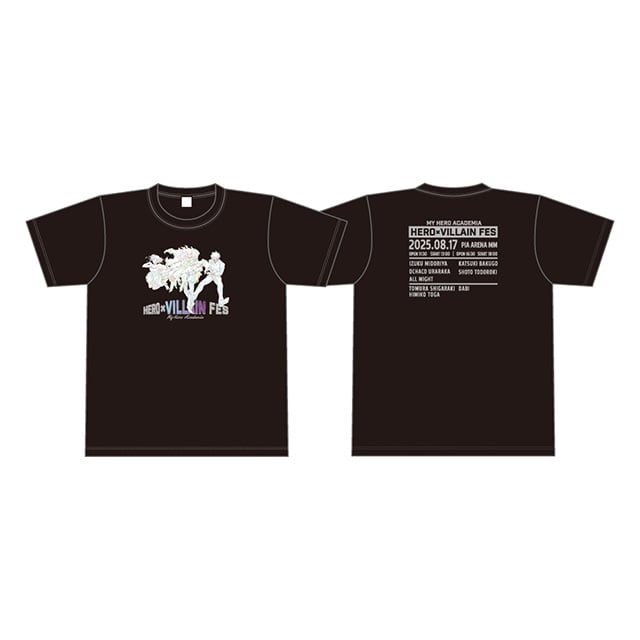 『僕のヒーローアカデミア』HERO×VILLAIN FES. Tシャツ 敵＜ヴィラン＞Ver.