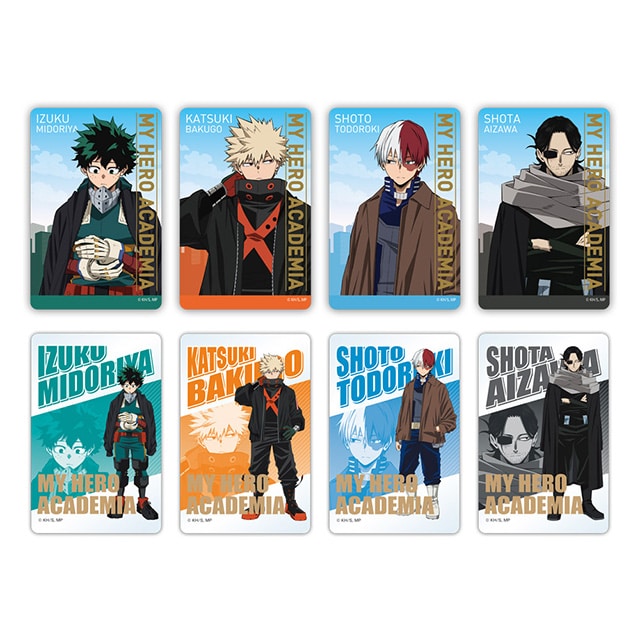 僕のヒーローアカデミアトレーディング箔押しクリアカード アウターVer. 【全8種】 ランダム1個