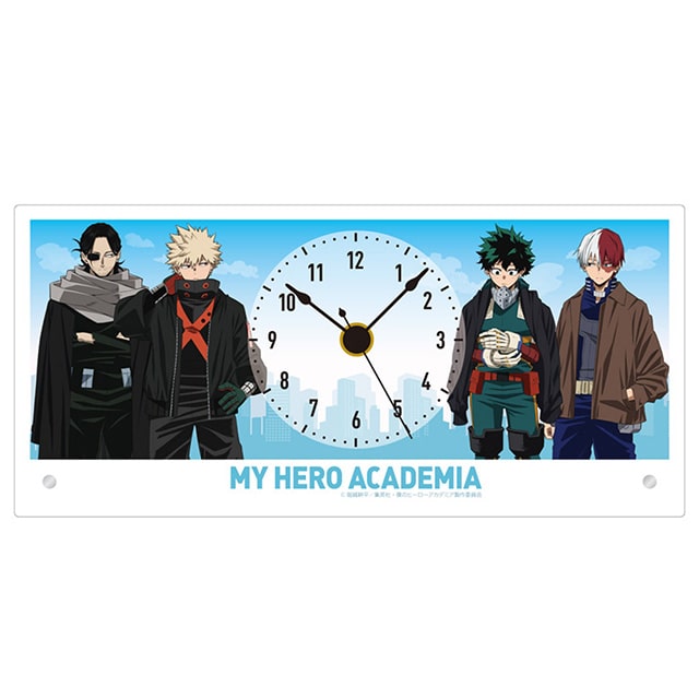 僕のヒーローアカデミア アクリル時計 アウターVer.