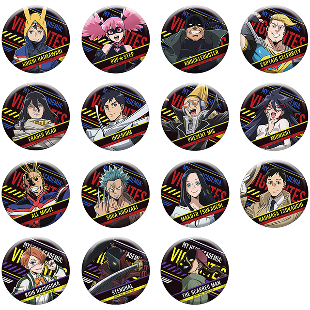 ヴィジランテ -僕のヒーローアカデミア ILLEGALS- 缶バッジコレクション【全15種】ランダム1個