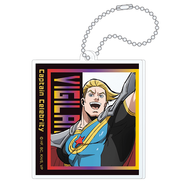 ヴィジランテ -僕のヒーローアカデミア ILLEGALS- アクリルキーホルダー／（アクション）　キャプテン・セレブリティ