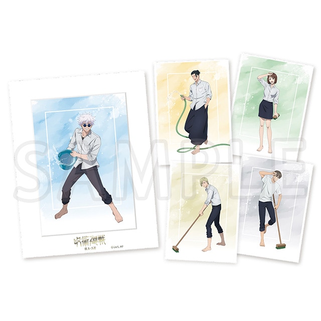 呪術廻戦 懐玉・玉折 卓上キャラファインマットセット プール掃除Ver.