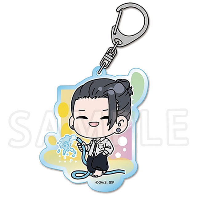 呪術廻戦 懐玉・玉折 mochocho アクリルキーホルダー 夏油 傑 プール掃除Ver.