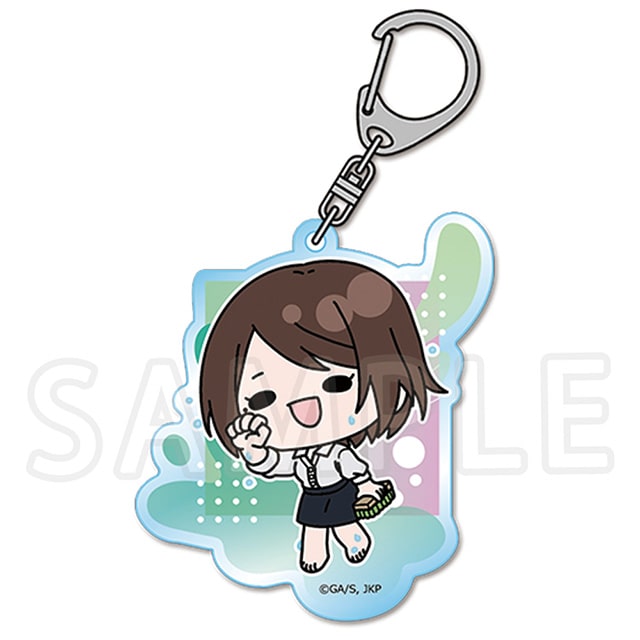 呪術廻戦 懐玉・玉折 mochocho アクリルキーホルダー 家入硝子 プール掃除Ver.