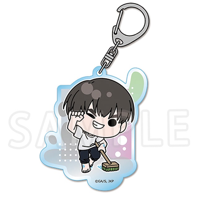 呪術廻戦 懐玉・玉折 mochocho アクリルキーホルダー 灰原 雄 プール掃除Ver.