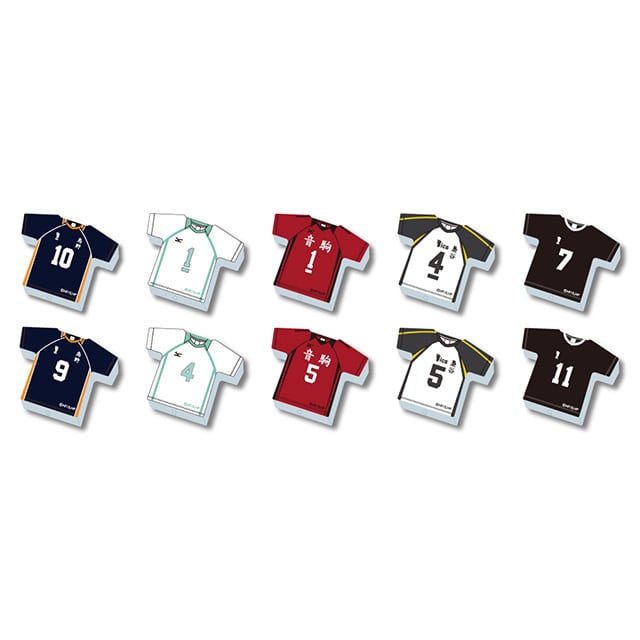 ハイキュー!! トレーディングユニフォームケーブルバイト（全10種） ランダム1個