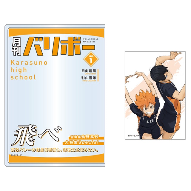 ハイキュー!! カードケース＆カードセット 月刊バリボーvol.1（烏野高校）