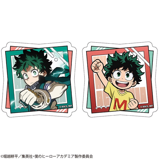 僕のヒーローアカデミア クリアスマホステッカー2枚セット 君はヒーローになれる！Ver. 緑谷出久