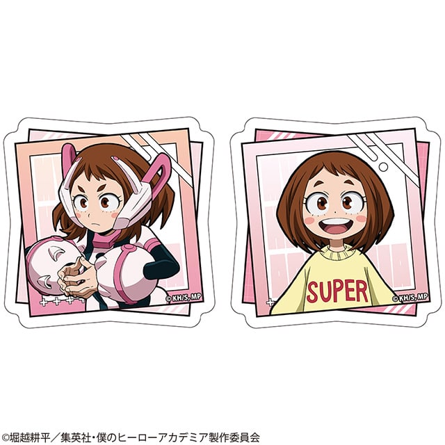 僕のヒーローアカデミア クリアスマホステッカー2枚セット 君はヒーローになれる！Ver. 麗日お茶子