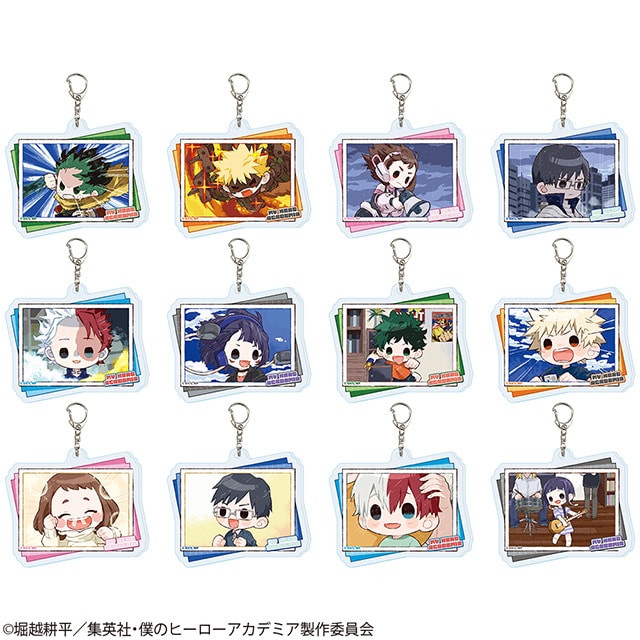 僕のヒーローアカデミア グラフアート トレーディングアクリルキーホルダー  【全12種】ランダム1個