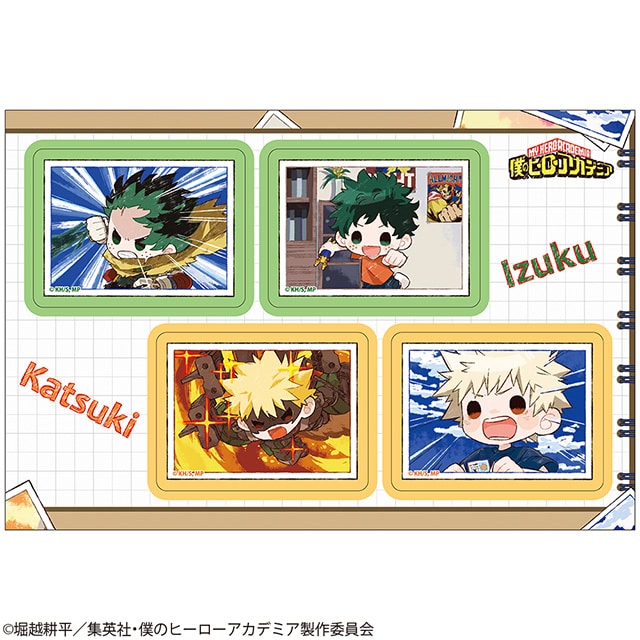 僕のヒーローアカデミア グラフアート PETANTシール 緑谷出久・爆豪勝己