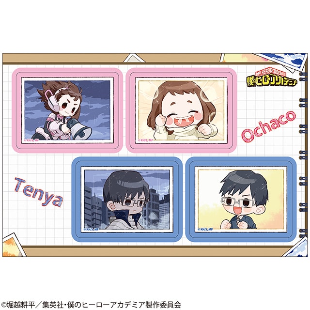 僕のヒーローアカデミア グラフアート PETANTシール 麗日お茶子・飯田天哉