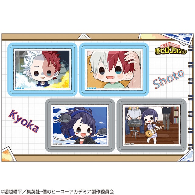 僕のヒーローアカデミア グラフアート PETANTシール 轟 焦凍・耳郎響香