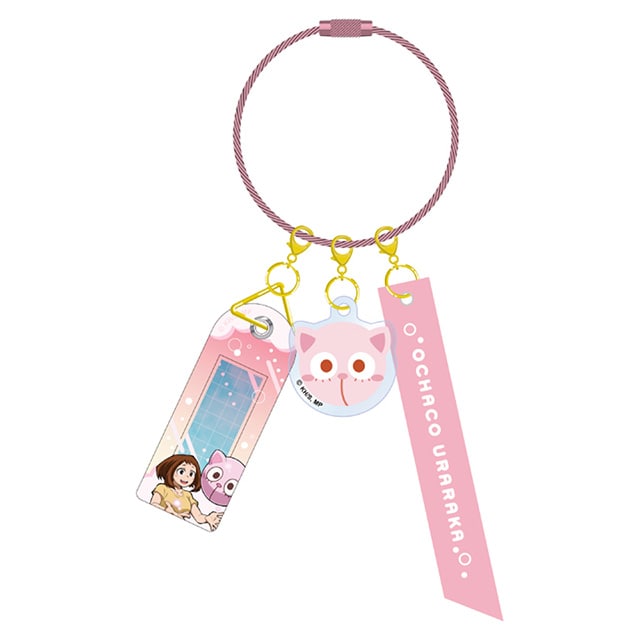 僕のヒーローアカデミア ネームタグキーホルダー アニマルビーチボールVer. 麗日お茶子