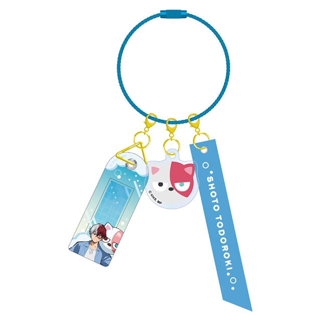 僕のヒーローアカデミア ネームタグキーホルダー アニマルビーチボールVer. 轟 焦凍