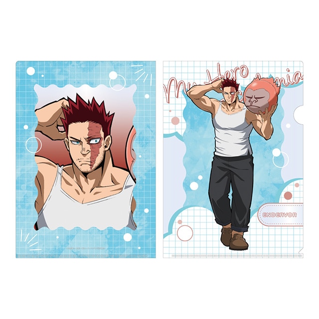 僕のヒーローアカデミア クリアファイル アニマルビーチボールVer. エンデヴァー