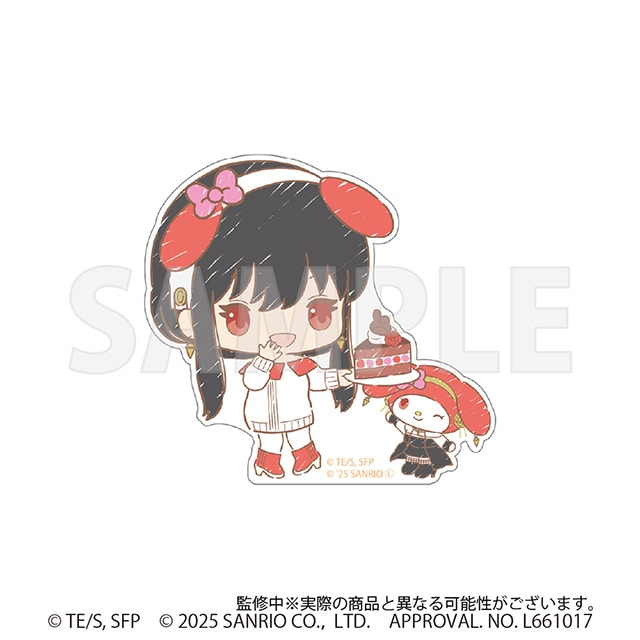 SPY×FAMILY・サンリオキャラクターズ ダイカットステッカー ヨル・フォージャー＆マイメロディ