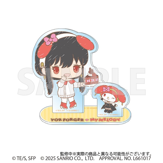 SPY×FAMILY・サンリオキャラクターズ アクリルスタンド ヨル・フォージャー＆マイメロディ