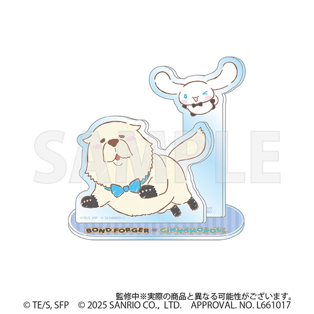 SPY×FAMILY・サンリオキャラクターズ アクリルスタンド ボンド・フォージャー＆シナモロール