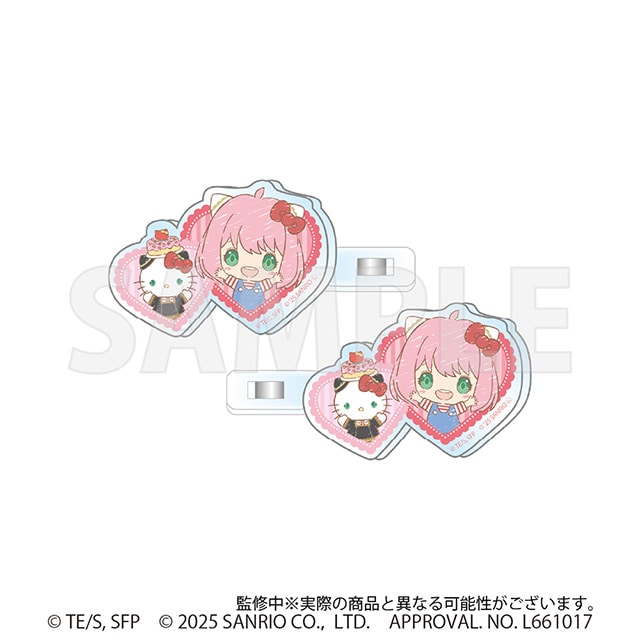 SPY×FAMILY・サンリオキャラクターズ マルチクリップ2個セット アーニャ・フォージャー＆ハローキティ