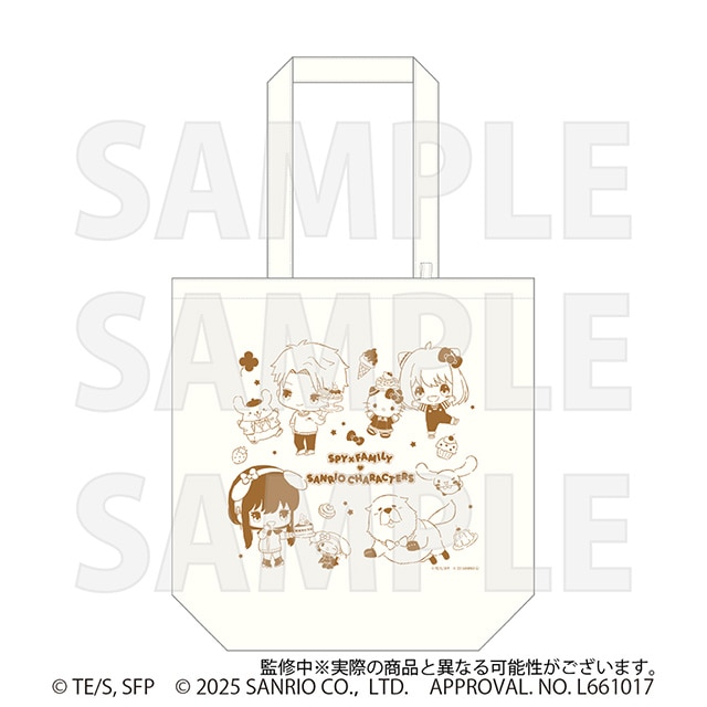 SPY×FAMILY・サンリオキャラクターズ トートバッグ キービジュアル